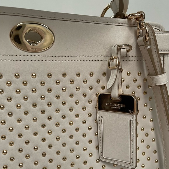 Coach white leather handbag new no tags - Picture 13 of 13